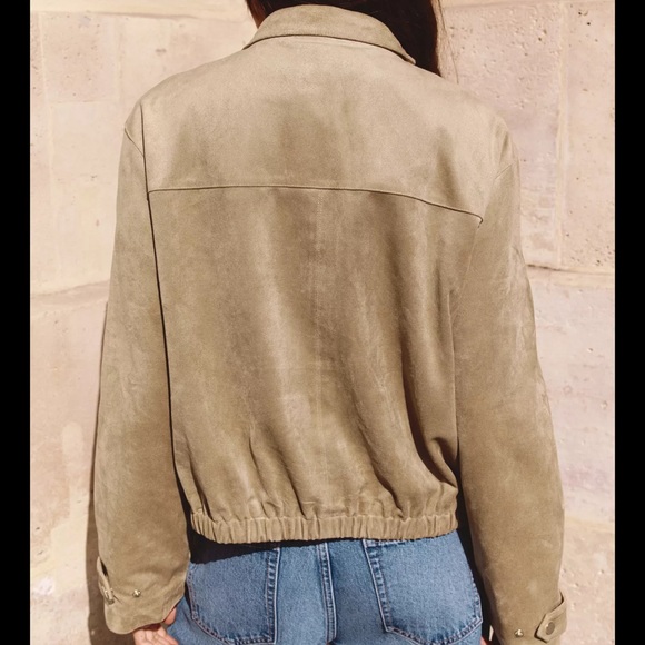 FAUX SUEDE JACKET - Picture 6 of 10